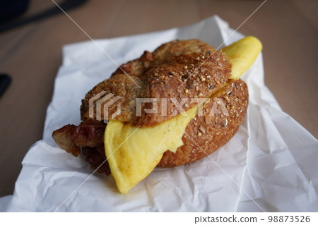 Breakfast I ate in America Bread Breakfast I ate in America Bread 98873526