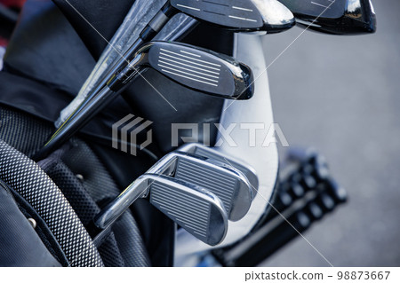 Many golf clubs made of iron Many golf clubs made of iron 98873667