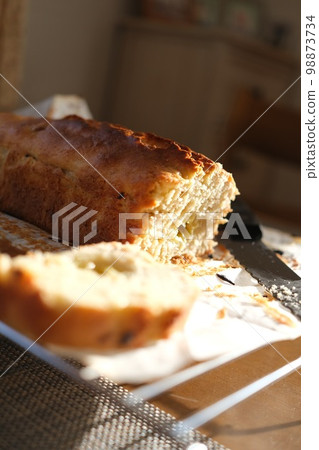 pound cake cut pound cake cut 98873734