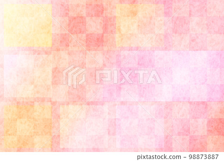 Cherry blossoms Japanese pattern watercolor background 98873887
