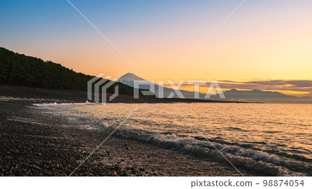 從三保松原看到的富士（黎明） 98874054