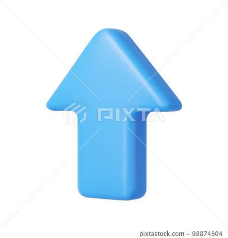 3d Arrow pointer, mouse cursor. 98874804