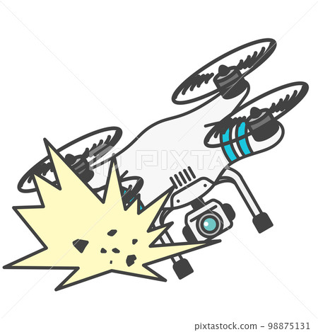 帶航拍相機的中型工業無人機、事故、墜毀情況 帶航拍相機的中型工業無人機、事故、墜毀情況 98875131