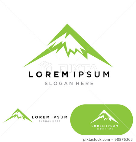 Mountain icon Logo 98876363