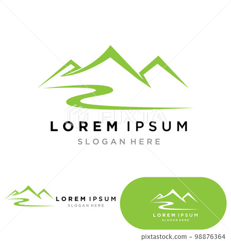 Mountain icon Logo Mountain icon Logo 98876364