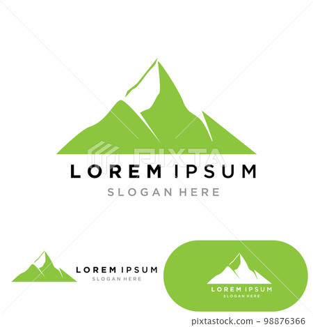 Mountain icon Logo 98876366