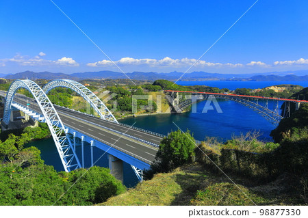 [長崎縣] Sunny Saikai Bridge和Shinsaikai Bridge（Hario Seto） 98877330