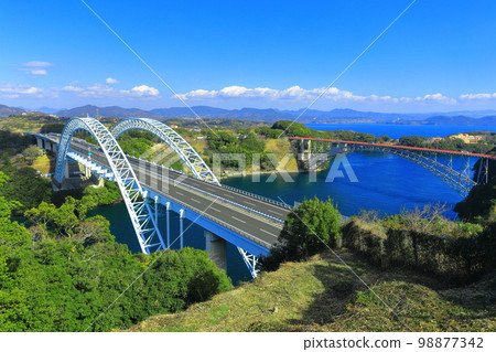 [長崎縣] Sunny Saikai Bridge和Shinsaikai Bridge（Hario Seto） 98877342