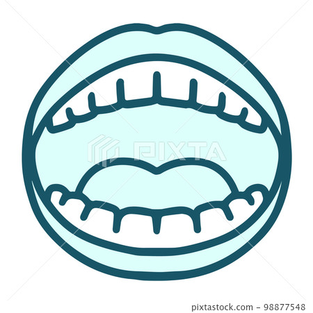 mouth, mouth, open mouth, blue 98877548