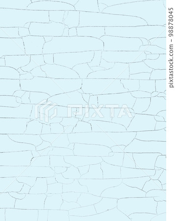 Vertical background image with complex cracks on the surface of an aqua blue resin panel Vertical background image with complex cracks on the surface of an aqua blue resin panel 98878045