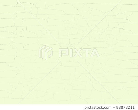 Background image of lime green resin panel surface with complex cracks Background image of lime green resin panel surface with complex cracks 98878211
