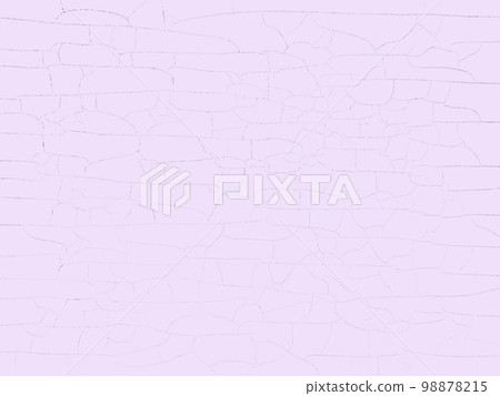 Background image of complex cracks on the surface of a pale violet resin panel 98878215