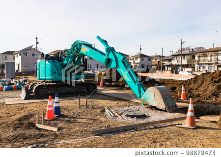 Residential land development work Heavy excavator 98878473