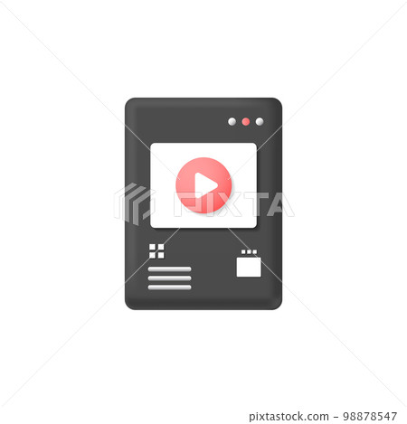 Music player icon 98878547