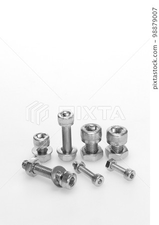 Bolt and nut (vertical composition) 98879007