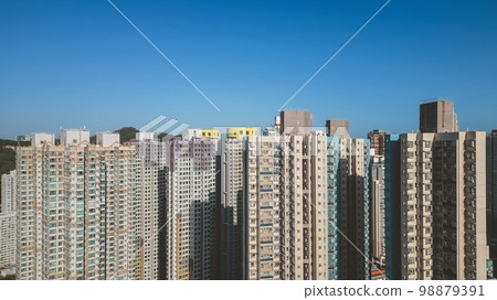 the city view of Po Lam residential area, hk 1 Feb 2023 the city view of Po Lam residential area, hk 1 Feb 2023 98879391