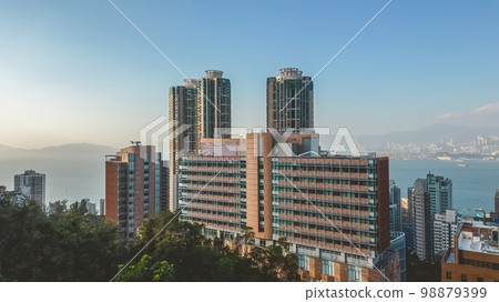 2 Fev 2023 the kennedy Town, the cityscape of hong kong 2 Fev 2023 the kennedy Town, the cityscape of hong kong 98879399