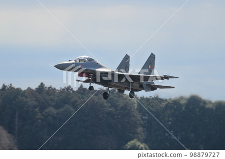Indian Air Force Sukhoi Su-30MKI landing 98879727