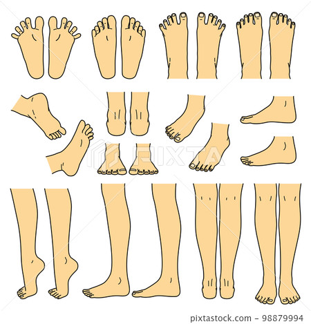 Feet and legs parts set color Feet and legs parts set color 98879994