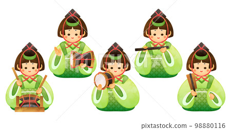 水彩風格五人林 98880116