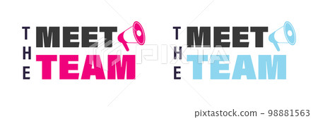 Meet the team concept diverse business Meet the team concept diverse business 98881563