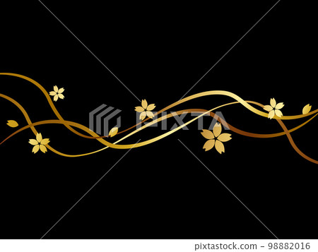 Luxurious lines and cherry blossom gold 98882016