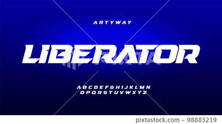 Speed race alphabet, adrenaline powerful letters, extreme explosive font for sport logo, automotive headline, dynamic typography, game design. Vector typographic design Speed race alphabet, adrenaline powerful letters, extreme explosive font for sport logo, automotive headline, dynamic typography, game design. Vector typographic design 98883219