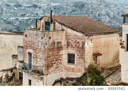 Breathtaking view of the ancient town of Matera, southern Italy. Breathtaking view of the ancient town of Matera, southern Italy. 98883562