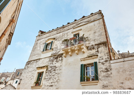 Breathtaking view of the ancient town of Matera, southern Italy. 98883687