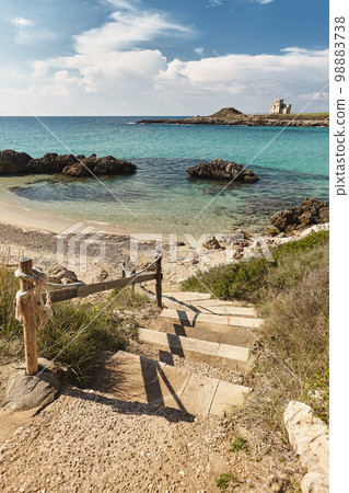Breathtaking natural landscapes and seaside of Puglia, Italy. Breathtaking natural landscapes and seaside of Puglia, Italy. 98883738