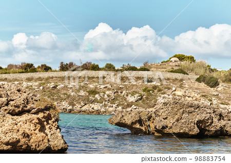 Breathtaking natural landscapes and seaside of Puglia, Italy. 98883754