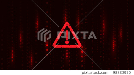 Cyber attack and Information leak concept. - Stock Illustration