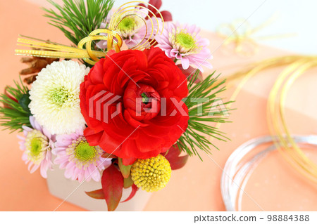 Flower arrangement of New Year 98884388