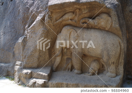 India World Heritage Mahabalipuram Group of Buildings India World Heritage Mahabalipuram Group of Buildings 98884960