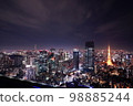 Night view of Tokyo 98885244