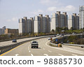 car driving on the road 98885730