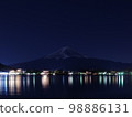 Mt. Fuji night view at Lake Kawaguchi 98886131