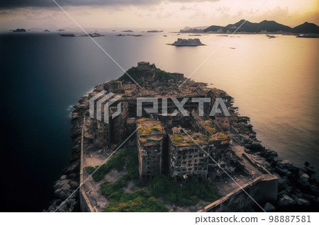 CG image of Gunkanjima CG image of Gunkanjima 98887581