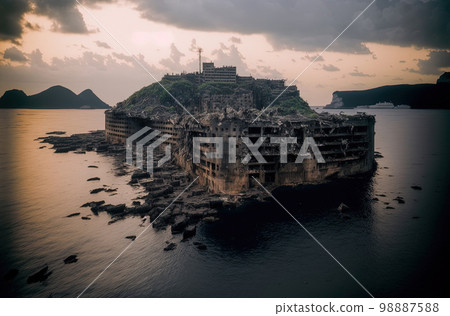 軍艦島的CG影像 98887588