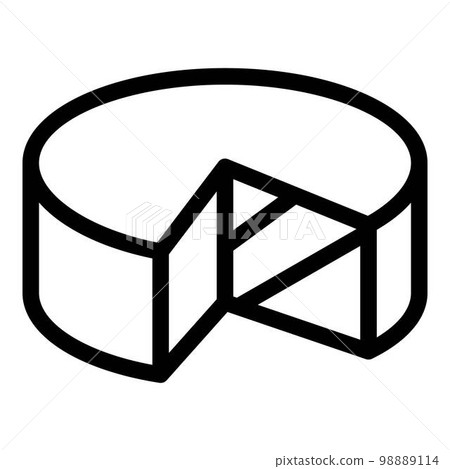 Traditional cheese icon. Outline traditional cheese vector icon for web design isolated on white background Traditional cheese icon. Outline traditional cheese vector icon for web design isolated on white background 98889114