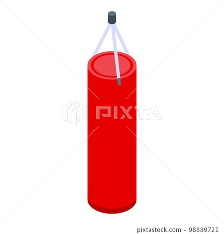 Home training punch bag icon. Isometric of home training punch bag vector icon for web design isolated on white background 98889721