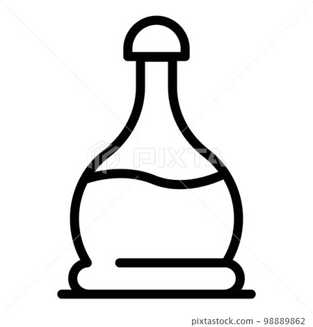 Aromatherapy essential oil icon. Outline aromatherapy essential oil vector icon for web design isolated on white background 98889862