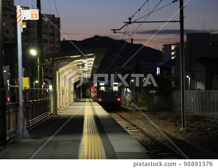 Twilight Platform Wadamisaki Station Twilight Platform Wadamisaki Station 98891376