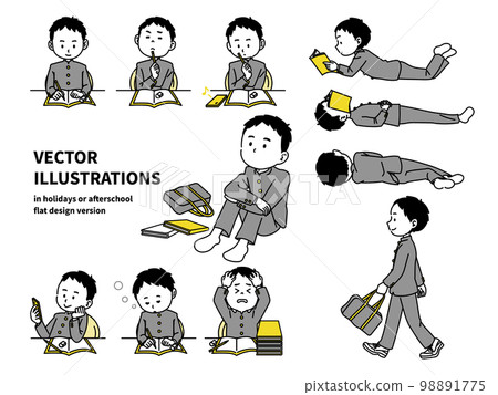 Student study uniform male winter Student study uniform male winter 98891775