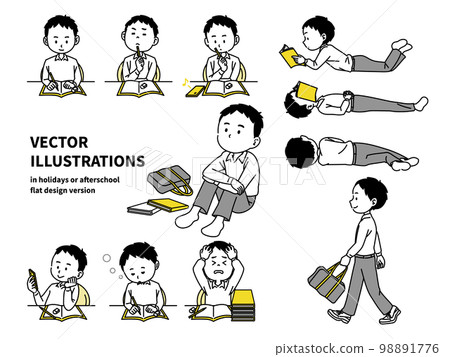 Student study uniform boy spring/autumn 98891776