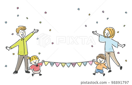 confetti and family 98891797