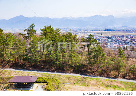 Yamagata Sagae Spring View from Sagae Park Yamagata Sagae Spring View from Sagae Park 98892156
