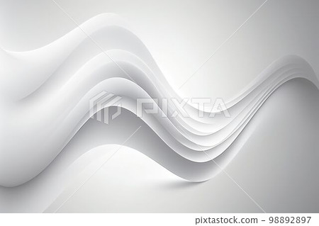 Abstract white wave background. White graphic line wallpaper Created with Generative AI technology. Abstract white wave background. White graphic line wallpaper Created with Generative AI technology. 98892897
