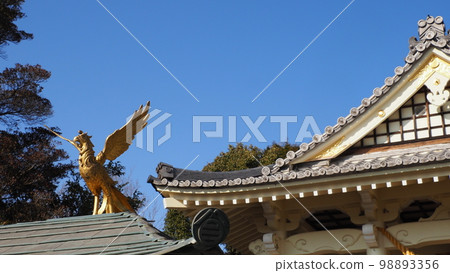 愛知縣日新市岩崎宇瀧神社金鳶 愛知縣日新市岩崎宇瀧神社金鳶 98893356