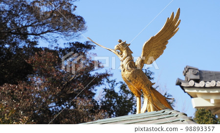 愛知縣日新市岩崎宇瀧神社金鳶 愛知縣日新市岩崎宇瀧神社金鳶 98893357